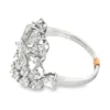 Pear Diamond Cluster Ring