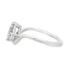 Pear Diamond Bypass Ring
