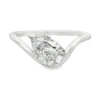 Pear Diamond Bypass Ring