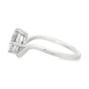 Pear Diamond Bypass Ring