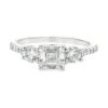 Asscher Cut Diamond Ring