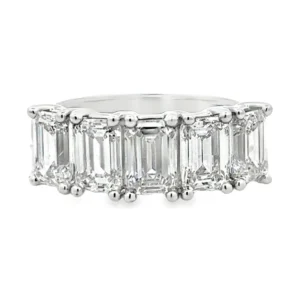 Emerald Diamond Eternity Ring