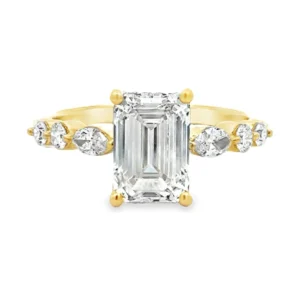 Emerald Cut Diamond Ring