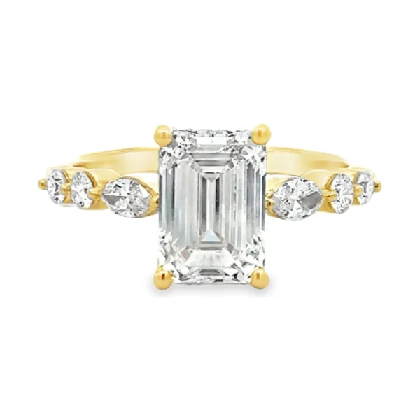 Emerald Cut Diamond Ring