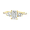 Emerald Cut Diamond Ring
