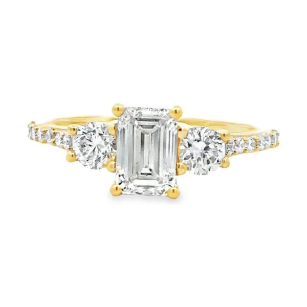 Emerald Cut Diamond Ring