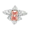Radiant Pink Diamond Ring