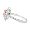 Radiant Pink Diamond Ring