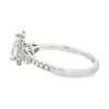 Pear Halo Diamond Ring