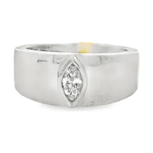 Marquise Diamond Band Ring