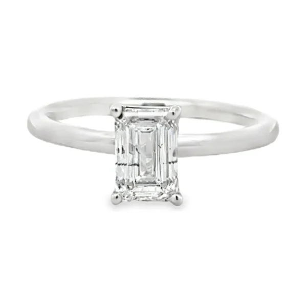 Emerald Cut Diamond Ring