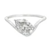 Pear Diamond Solitaire Ring