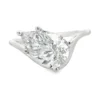 Pear Diamond Solitaire Ring