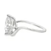 Pear Diamond Solitaire Ring
