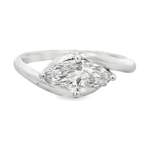 Marquise Lab-Grown Diamond Ring