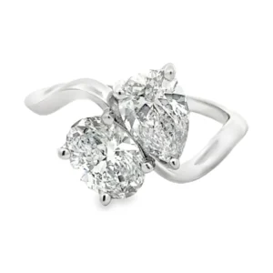 Two Stone Diamond Ring