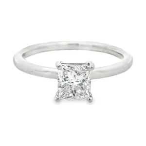 Princess Diamond Solitaire Ring