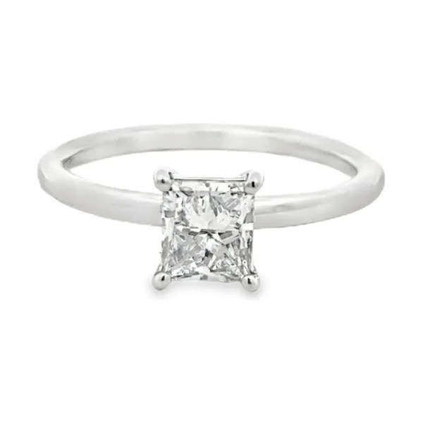 Radiant Diamond Solitaire Ring