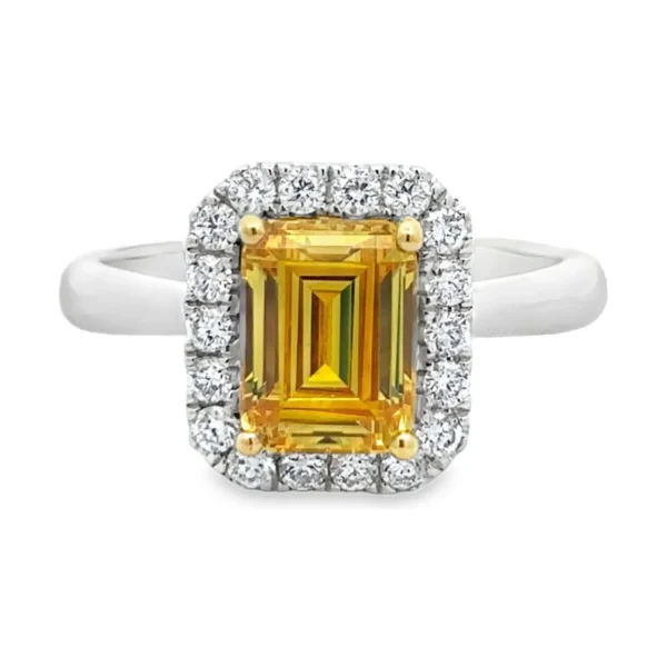 Emerald Cut Diamond Ring