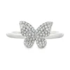 Diamond Butterfly Fashion Ring