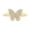 Butterfly Diamond Ring