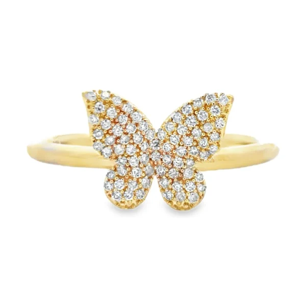 Butterfly Diamond Ring