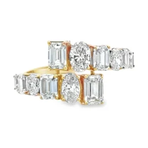 Bypass Diamond Cluster Ring