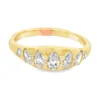 Pear Diamond Band Ring