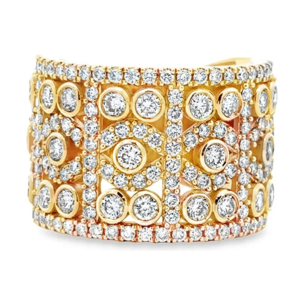 Diamond Wide Band Ring