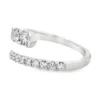 Bypass Diamond Wrap Ring