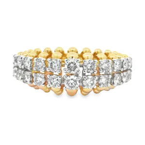 Two Row Diamond Ring