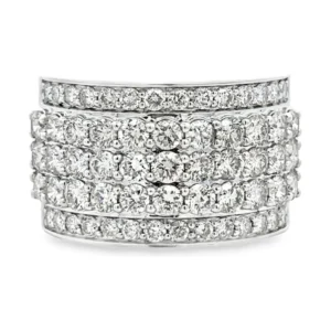 Multi Row Diamond Ring