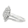 Pear Halo Diamond Ring