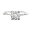 Double Halo Diamond Ring