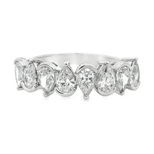 Pear Diamond Eternity Ring