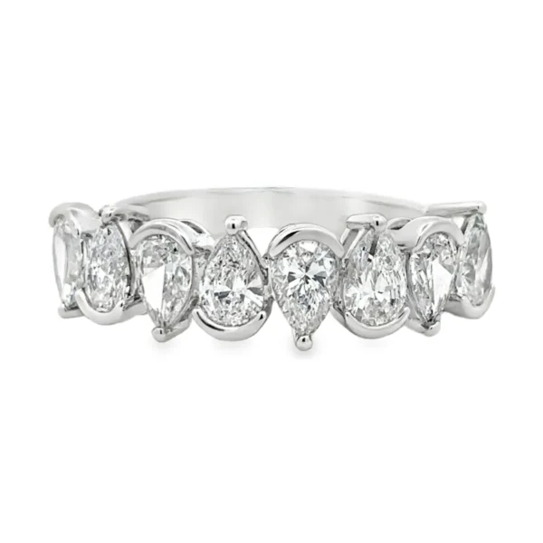 Pear Diamond Eternity Ring
