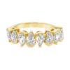 Pear Diamond Band Ring