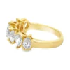 Pear Diamond Band Ring
