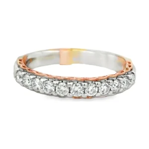 Round Lab Diamond Band
