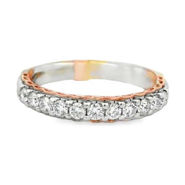 Round Lab Diamond Band