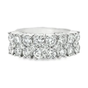 Double Row Diamond Ring