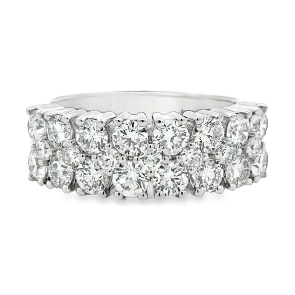 Double Row Diamond Ring