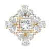 Cluster Diamond Halo Ring