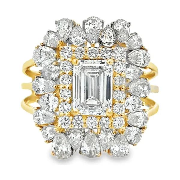 Emerald Cut Diamond Ring