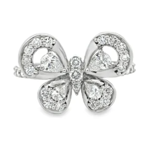 Butterfly Diamond Ring