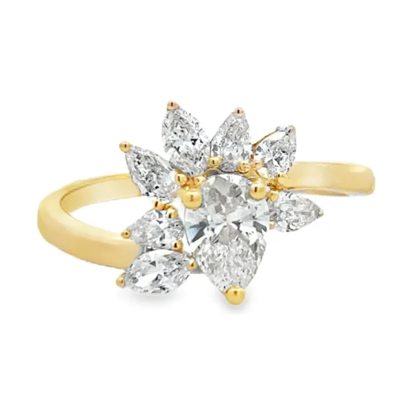 Cluster Diamond Bypass Ring