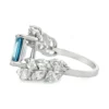 Emerald Cut Blue Ring