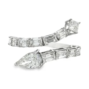 Bypass Diamond Wrap Ring