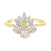 Cluster Lab-Grown Diamond Ring