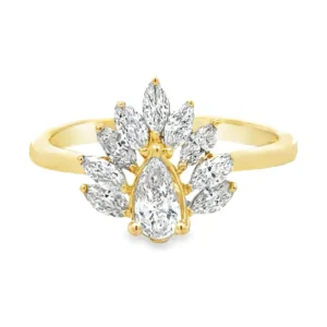 Cluster Lab-Grown Diamond Ring